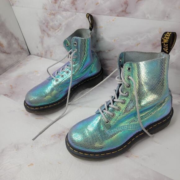 Dr. Martens 1460 Pascal Iridescent 8-Eye Boot Size 6 - Picture 7 of 16